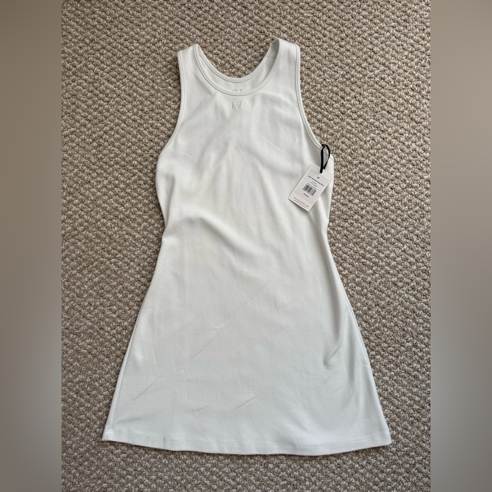 IVL Collective Ivory Racerback Mini Dress